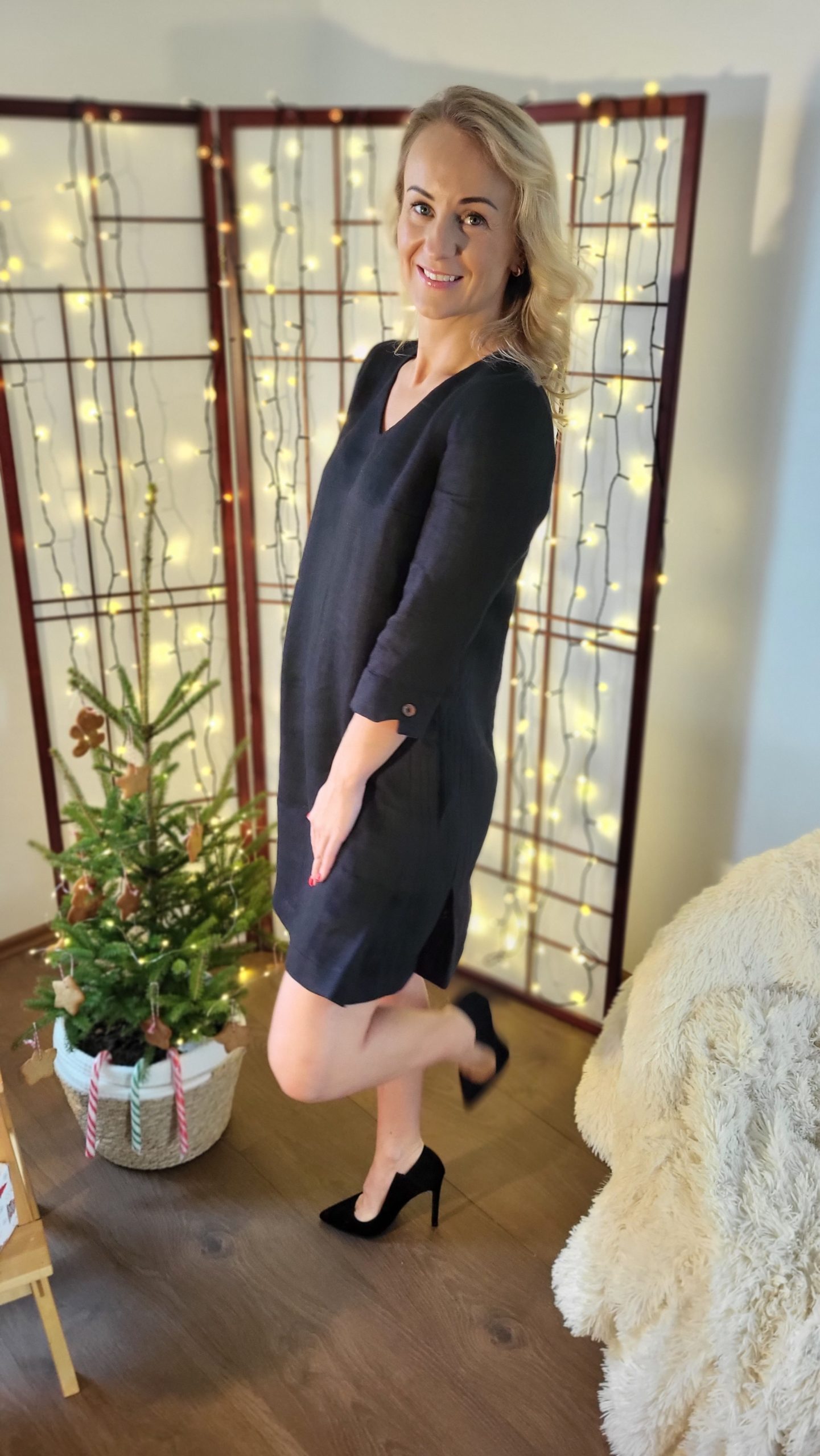 Lininė suknelė JASMIN