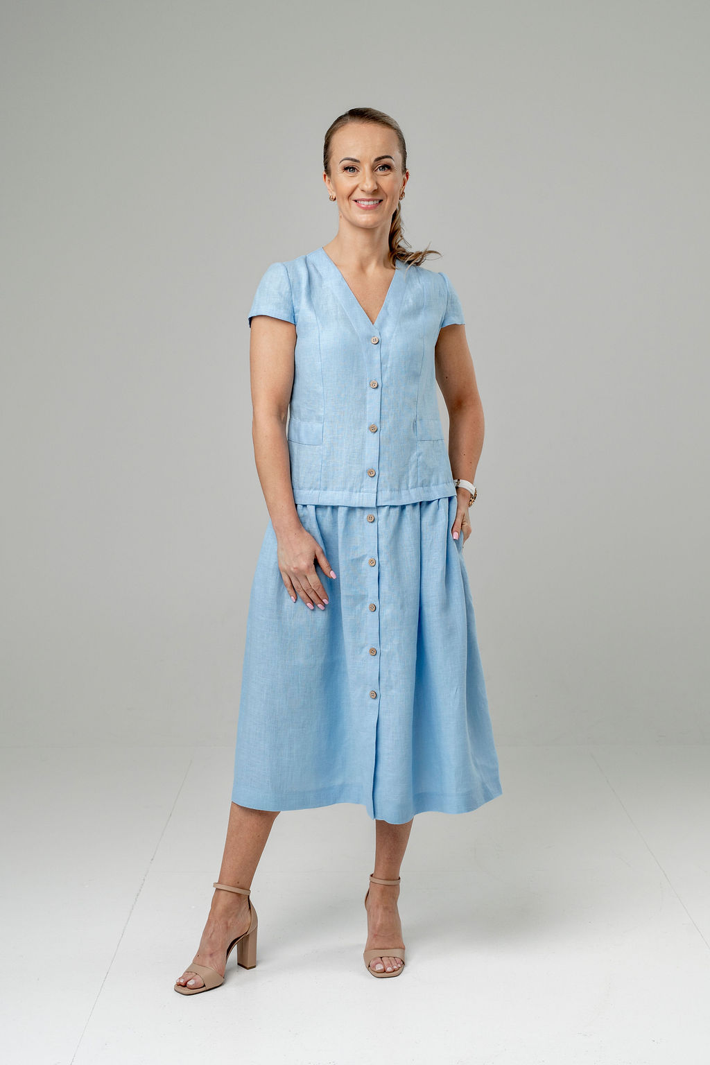 Lininė suknelė AURORA