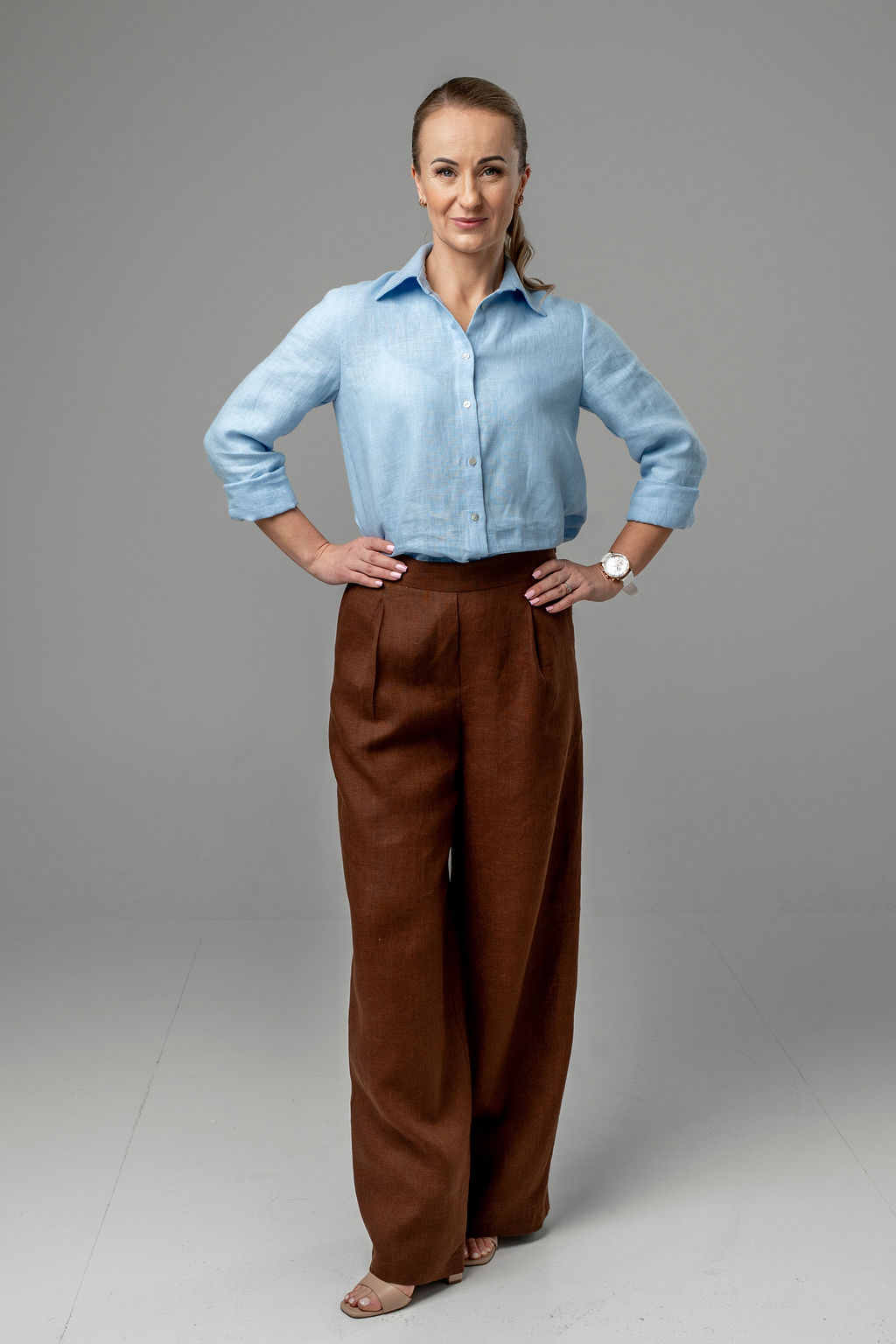 Lininės kelnės TERRA