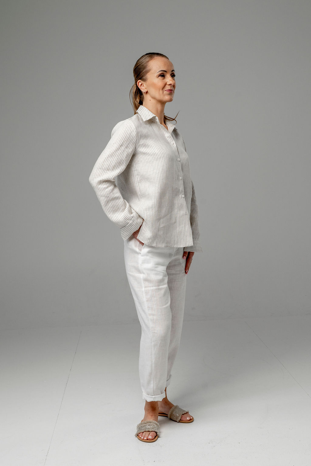 Lininiai marškiniai Eirė